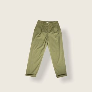 🆕 NWT a new day. Olive Pant Green Cargo Trousers with Rolled Cuff Pockets! [2]